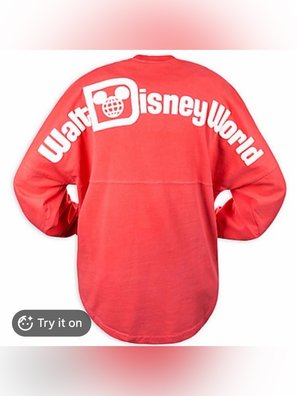 Disney Walt Disney World Kids Coral Spirit Jersey Size Medium